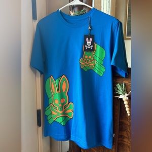 NWT Psycho Bunny Roxy tee in blue size 5 - M